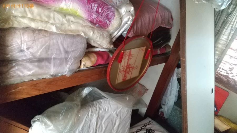 【福山市箕島町】ダブルベッドマットレス、タンス、鏡台等の回収