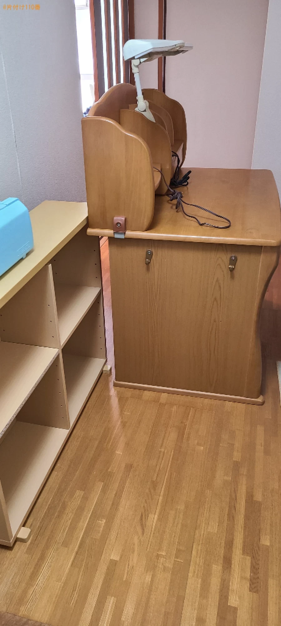 【山口市】衣装ケース、本棚、学習机の回収・処分ご依頼　お客様の声