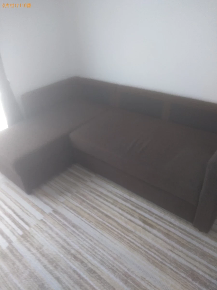 【松山市】三人掛けソファーの回収・処分ご依頼　お客様の声