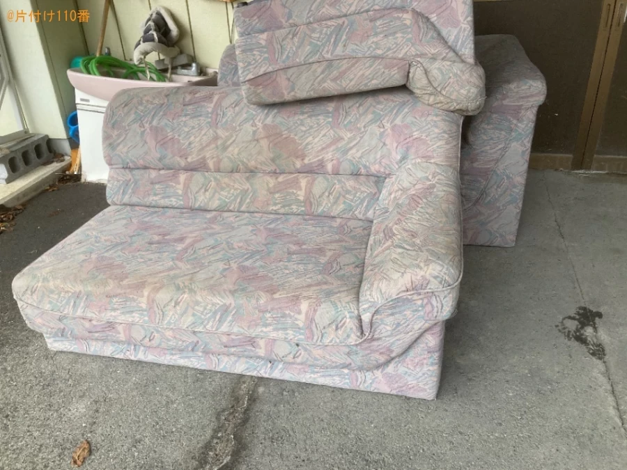 【奥州市】婚礼タンス、四人掛けソファー等の回収・処分ご依頼