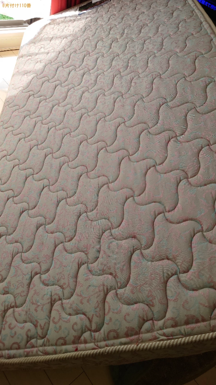 【大阪市東淀川区】マットレス付きシングルベッドの回収・処分ご依頼