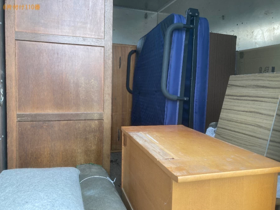 【一関市】マッサージチェア、カーペット、タンス、人工芝等の回収