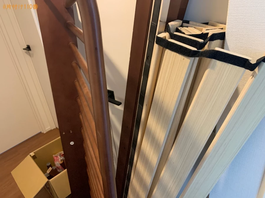【福岡市東区】ダブルベッドの回収・処分ご依頼　お客様の声