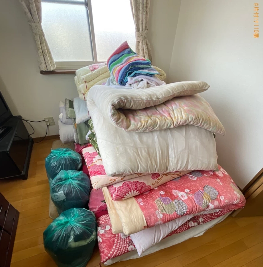 【弘前市】タンス、布団、衣類等の回収・処分ご依頼　お客様の声