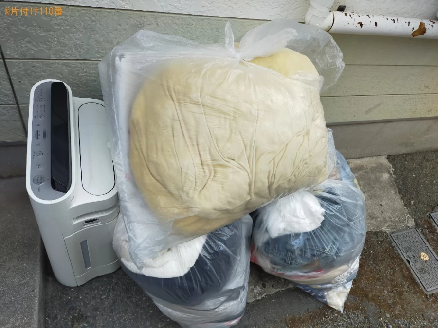 【都窪郡早島町】ヘルメット、バッグ、ブランケット、かご等の回収