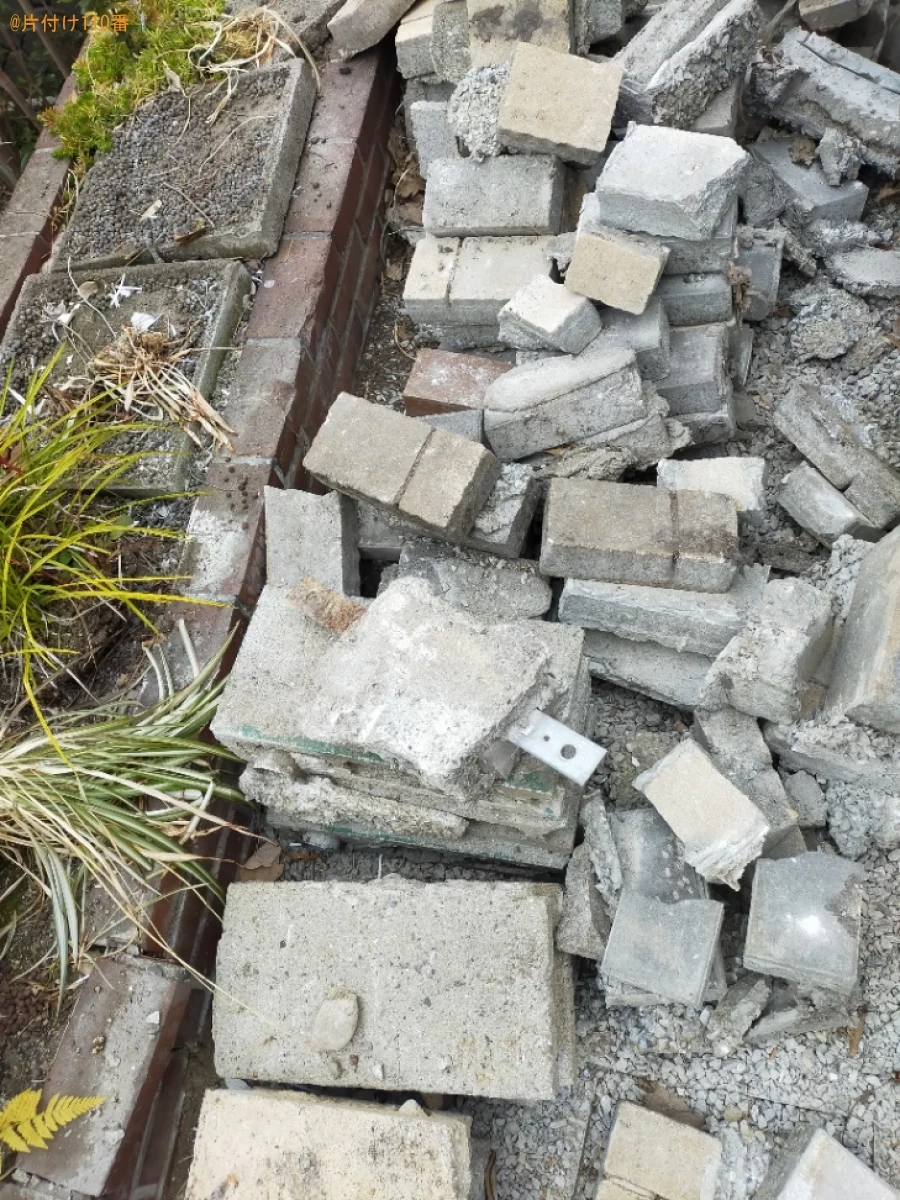 【都窪郡早島町】家庭用エアコン、ブロック、ショーケースの回収