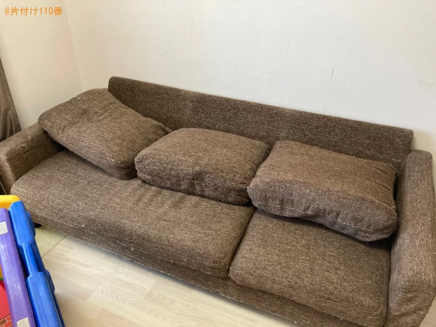 【鹿児島市】三人掛けソファーの回収・処分ご依頼　お客様の声