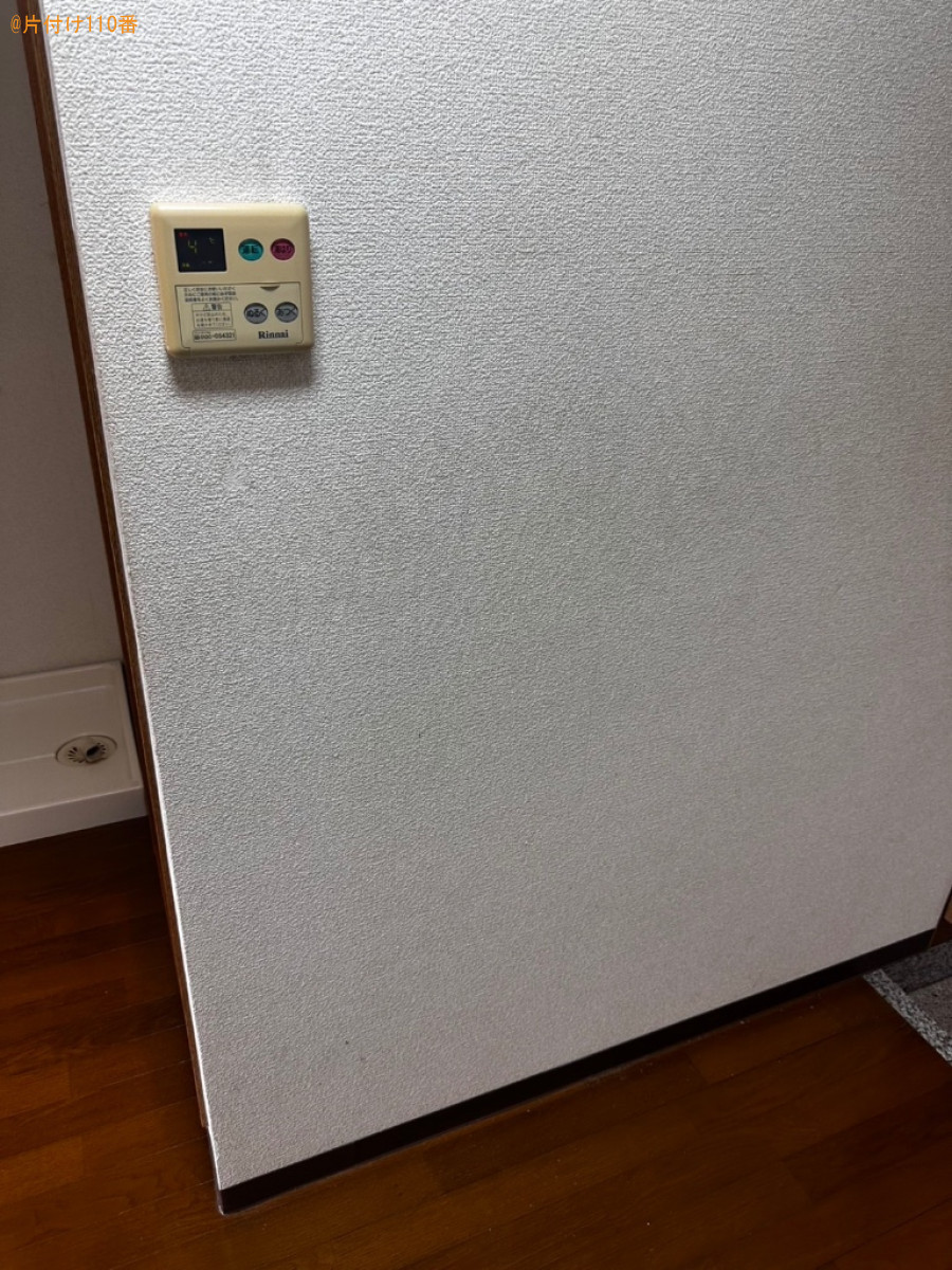 【尾道市西則末町】マットレス付きシングルベッド、布団等の回収