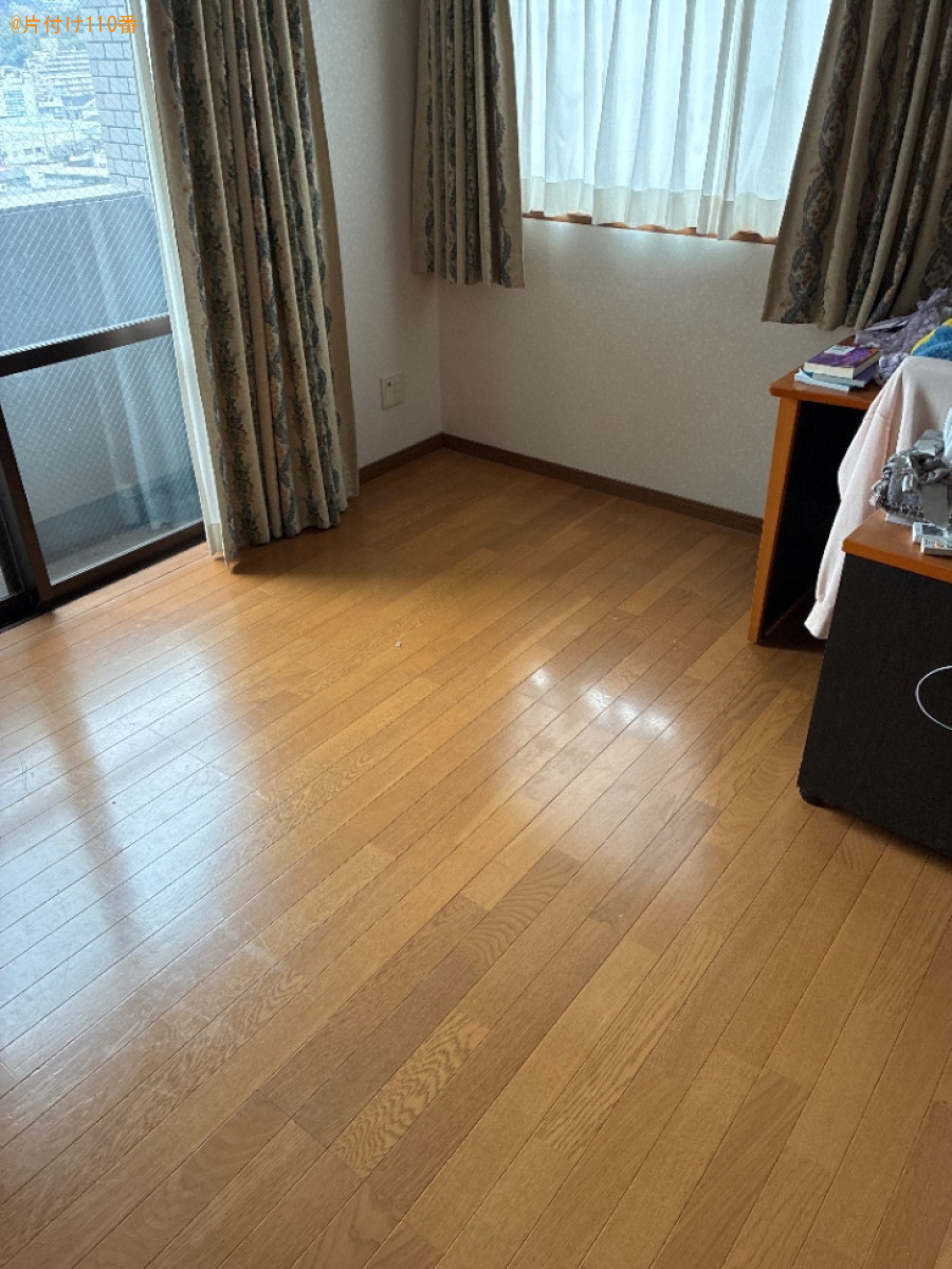 【周南市糀町】マットレス付きシングルベッドの回収・処分ご依頼