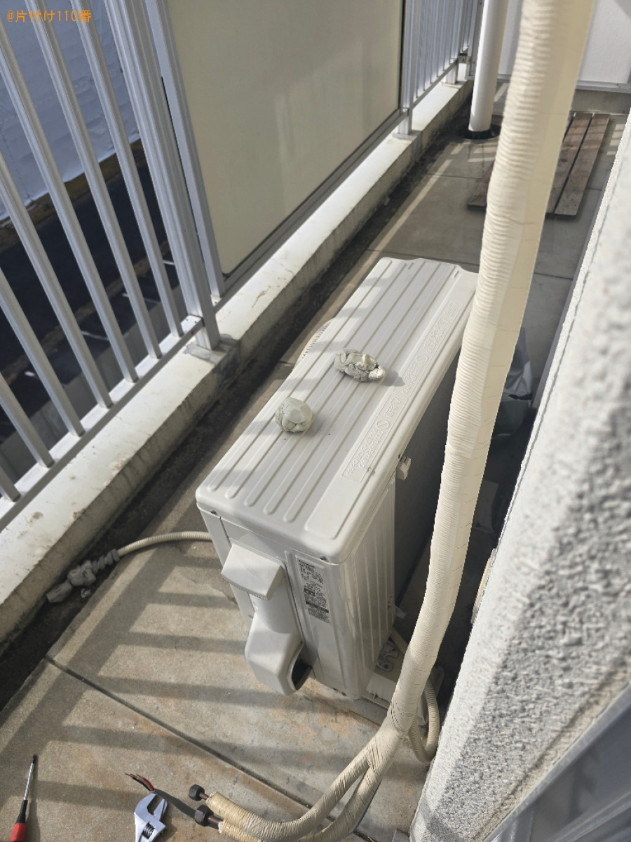 【山口市】家庭用エアコンの取り外し・回収・処分ご依頼　お客様の声