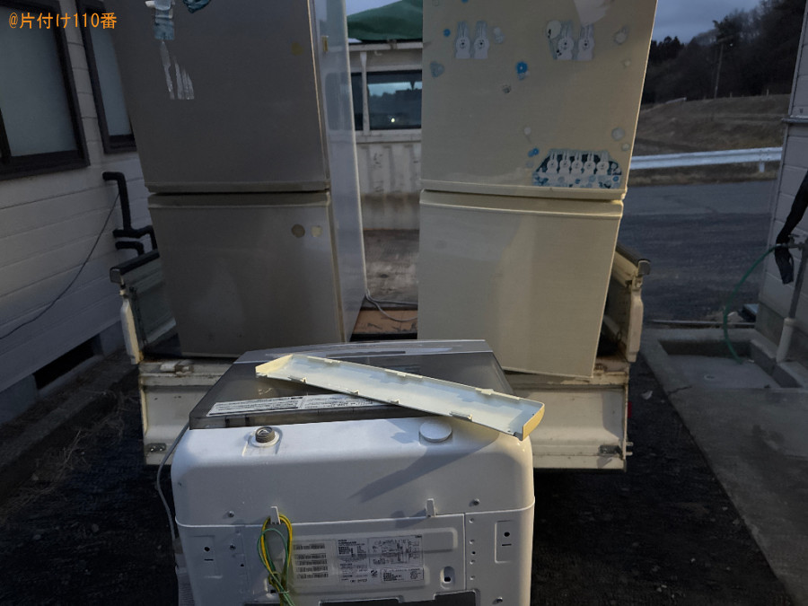 【一関市藤沢町】冷蔵庫、洗濯機の回収・処分ご依頼　お客様の声