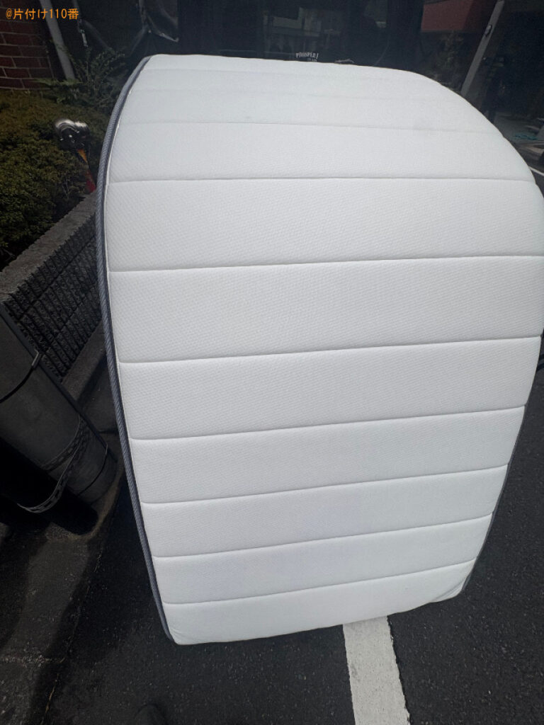 【新宿区早稲田鶴巻町】シングルベッドマットレスの回収・処分ご依頼