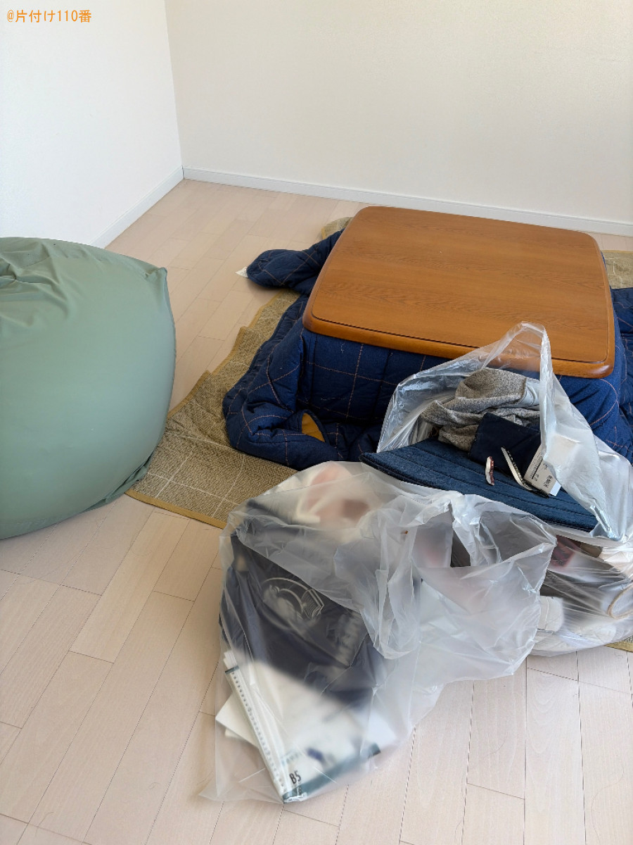 【上北郡野辺地町】こたつ、マットレス付きシングルベッド等の回収