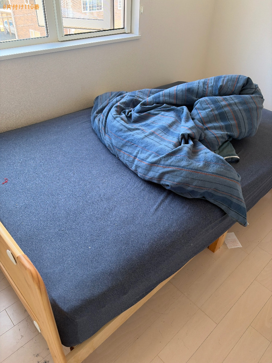 【上北郡野辺地町】こたつ、マットレス付きシングルベッド等の回収