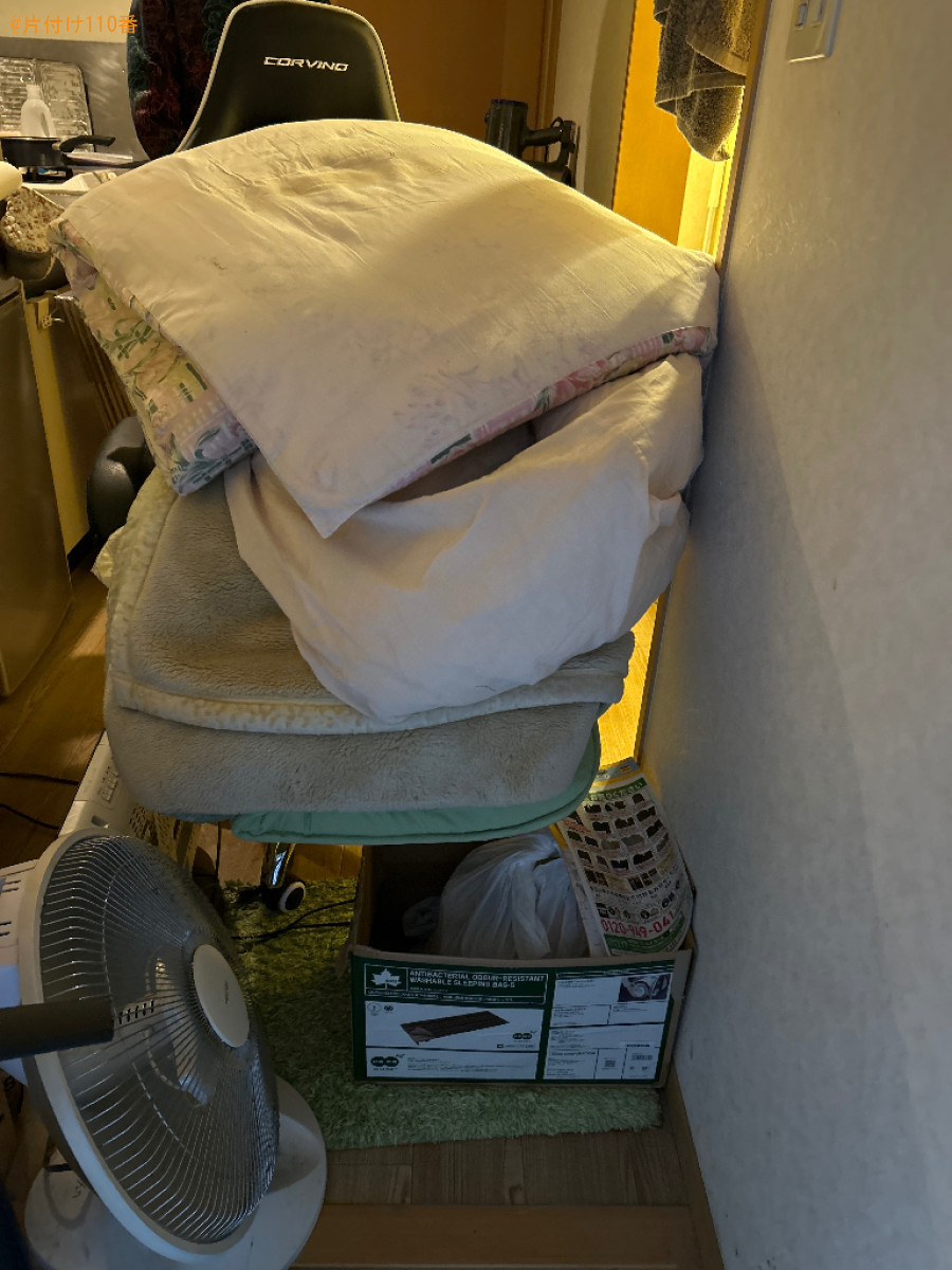 【京田辺市】パチスロ機、テレビ、ゲーミングチェア、布団等の回収