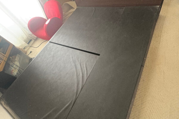 【三島市南本町】マットレス付きセミダブルベッド、PC等の回収