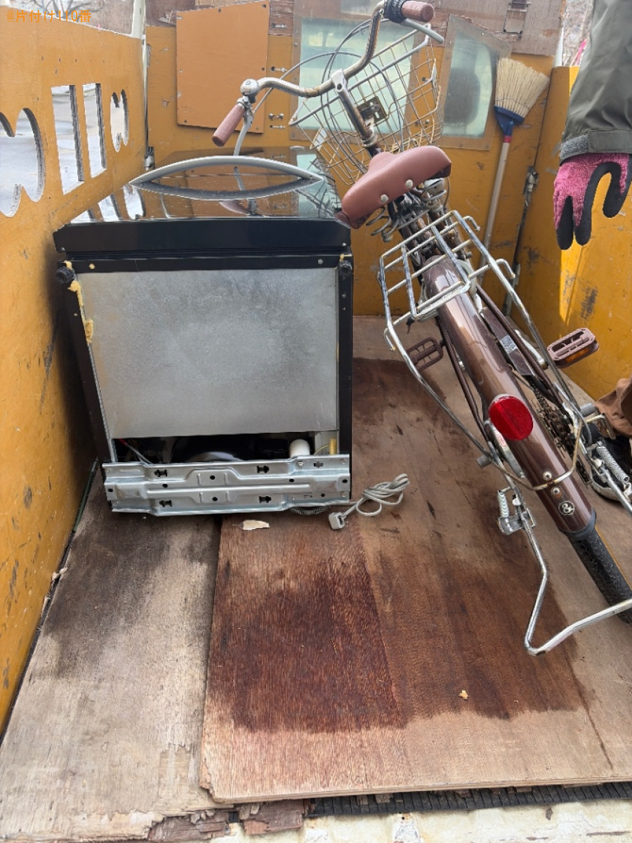 【弘前市学園町】自転車、冷蔵庫、テレビ、DVDプレーヤーの回収