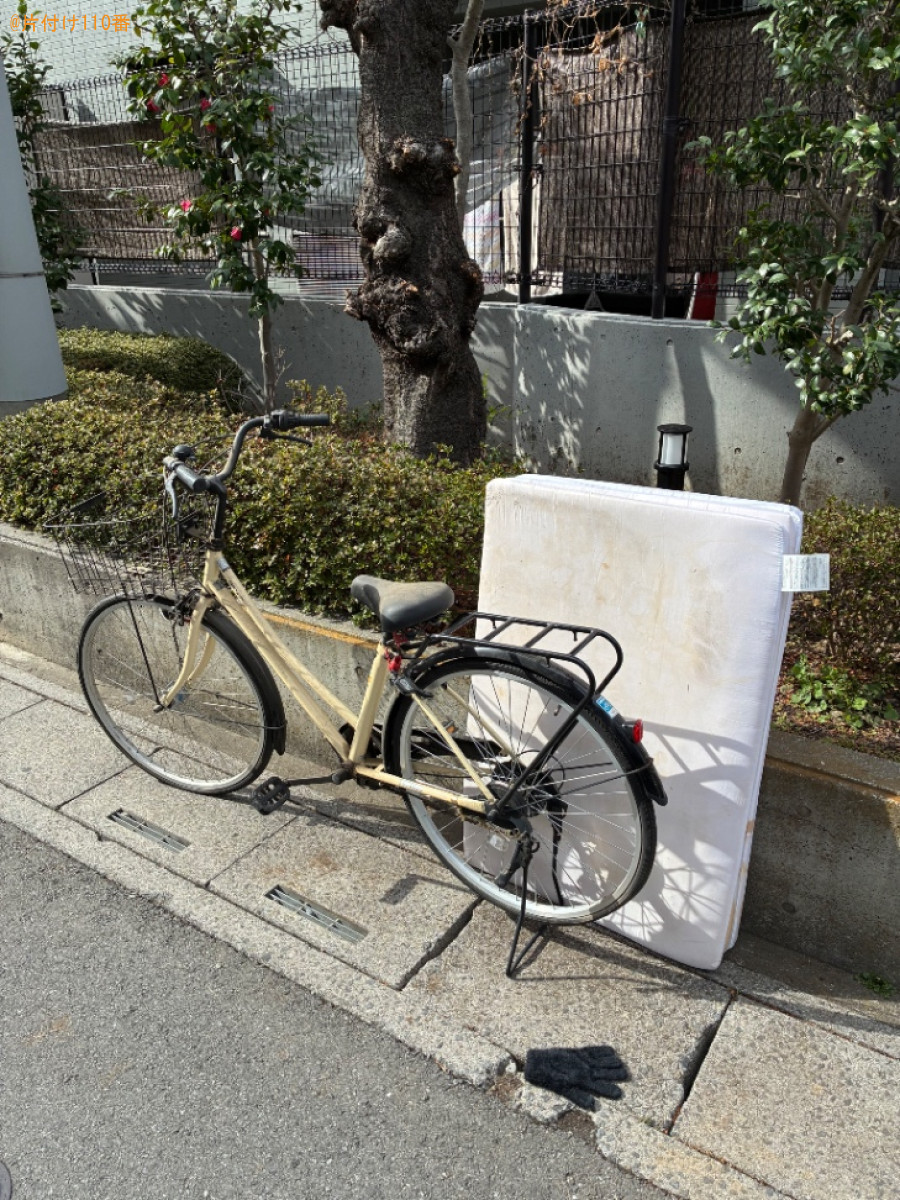 【志木市本町】自転車、マットレスの回収・処分ご依頼　お客様の声
