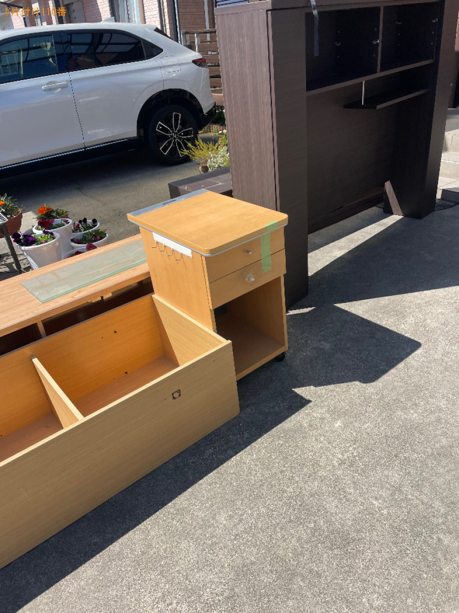 【浜松市中央区】整理タンス、サイドボード、ベビーベッド等の回収