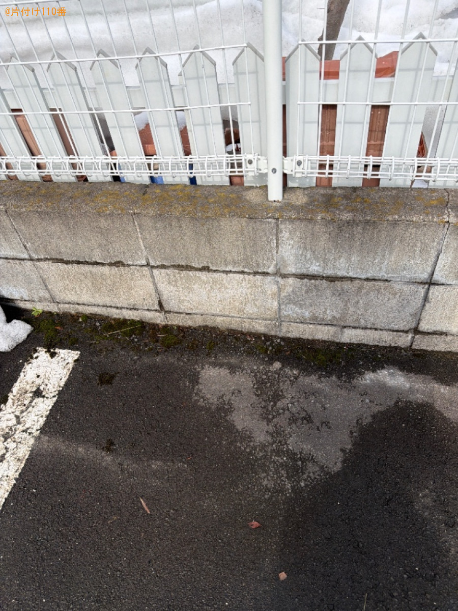 【青森市】ラックの回収・処分ご依頼　お客様の声