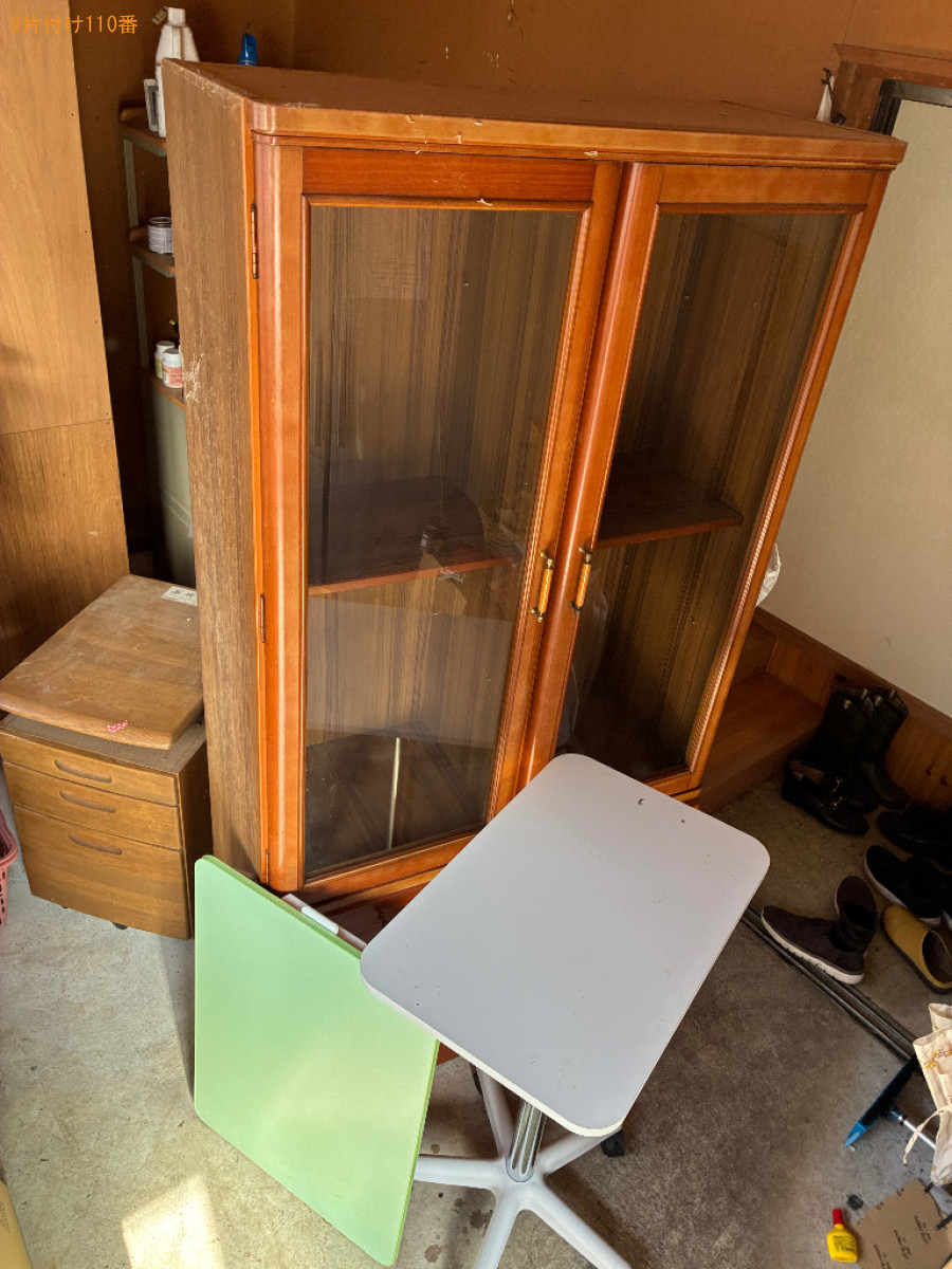 【北上市和賀町】本棚、テーブル等の回収・処分ご依頼　お客様の声