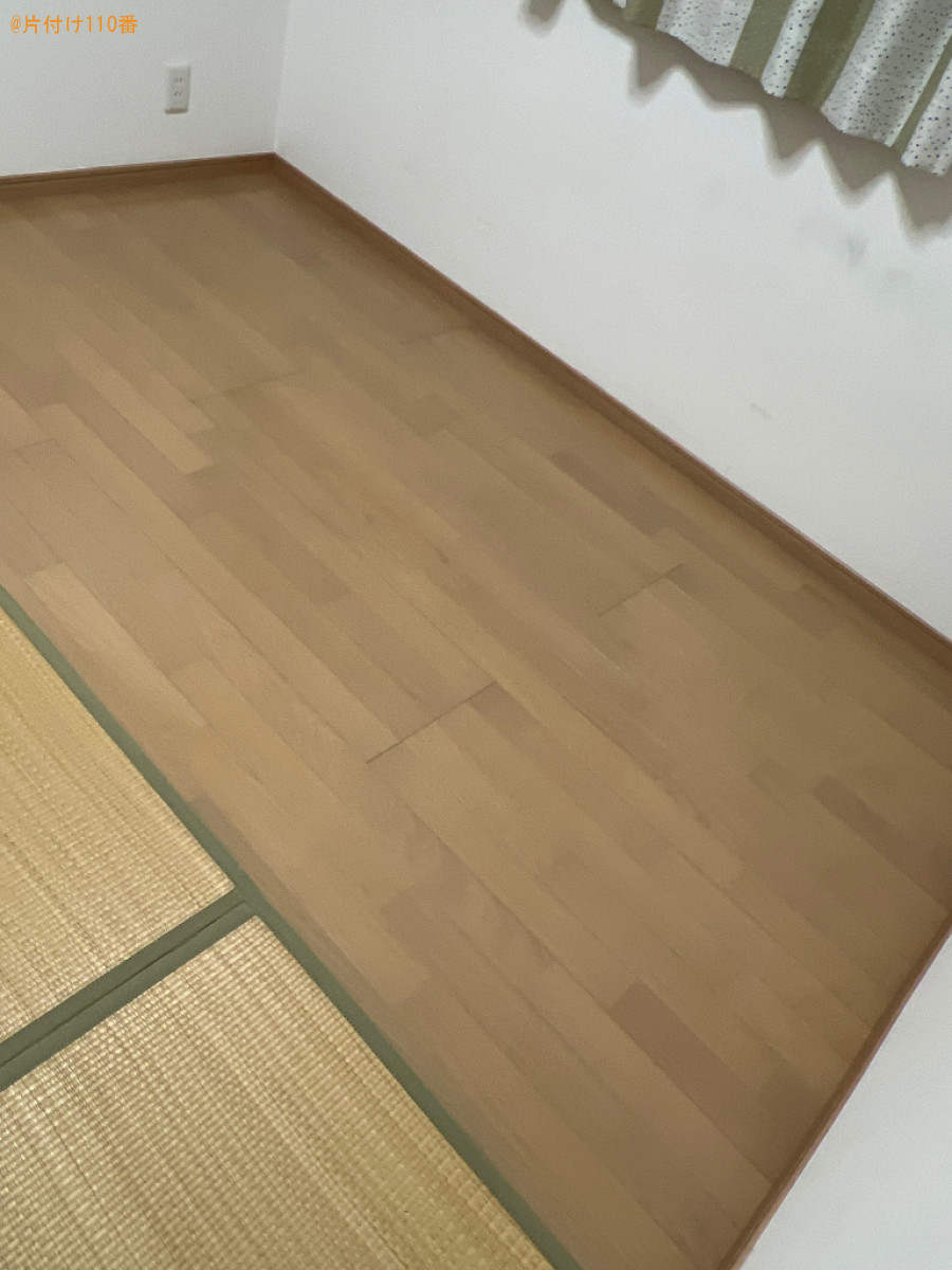 【岡山市南区】マットレス付きダブルベッド、電子ピアノ等の回収