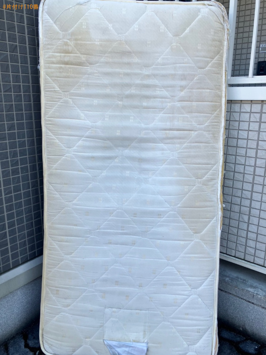 【甲府市】シングルベッドマットレスの回収・処分ご依頼　お客様の声