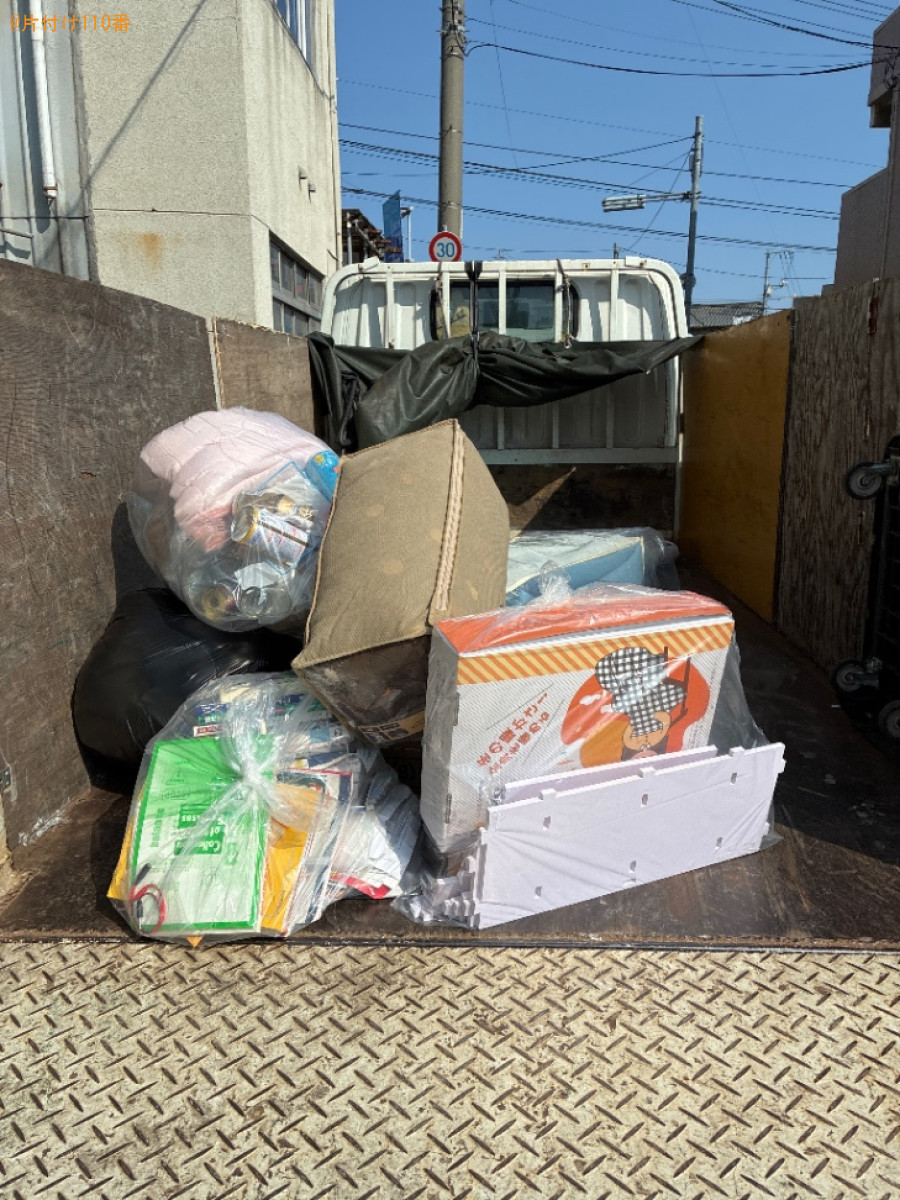 【福山市宮前町】こたつ、照明器具、一般ごみ等の回収・処分ご依頼