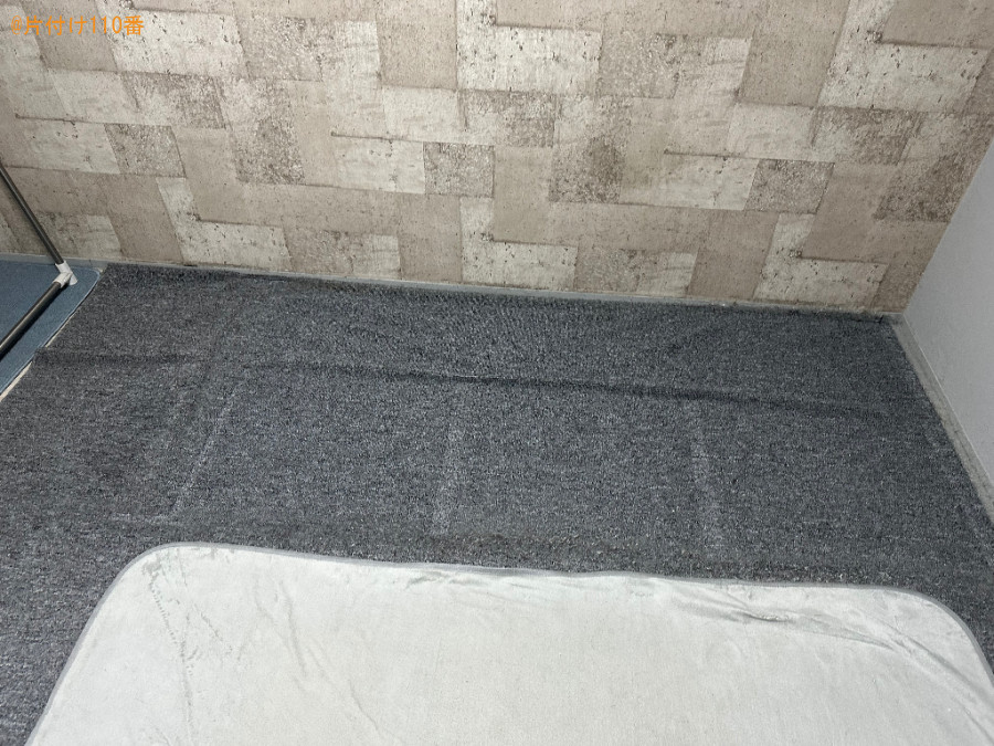 【岡山市北区】マットレス付きシングルベッドの回収・処分ご依頼