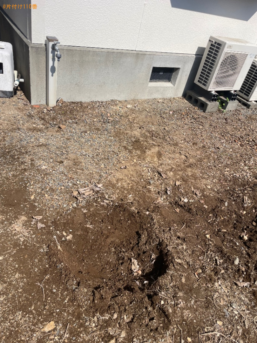 【静岡市駿河区】庭石、枝木の回収・処分ご依頼　お客様の声