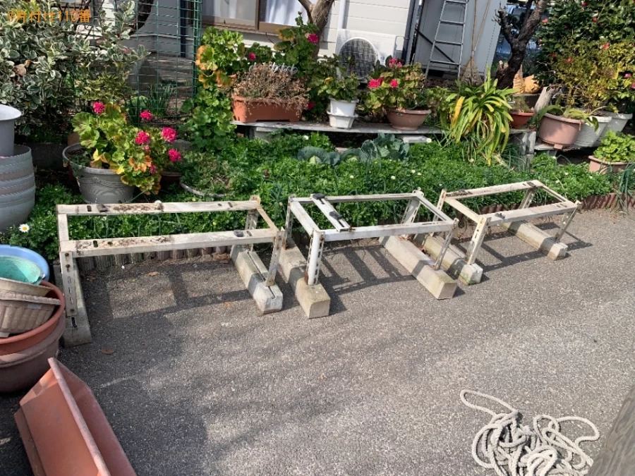 【大野城市】庭石、ブロック、コンクリート、鉄クズ、ラック等の回収