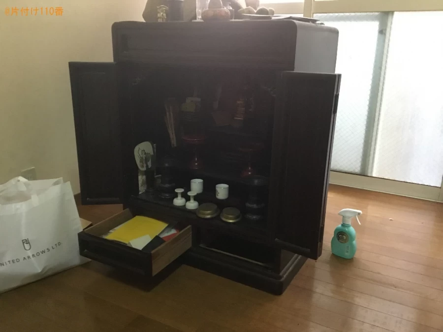 【神戸市長田区】仏壇、仏具の回収・処分ご依頼　お客様の声