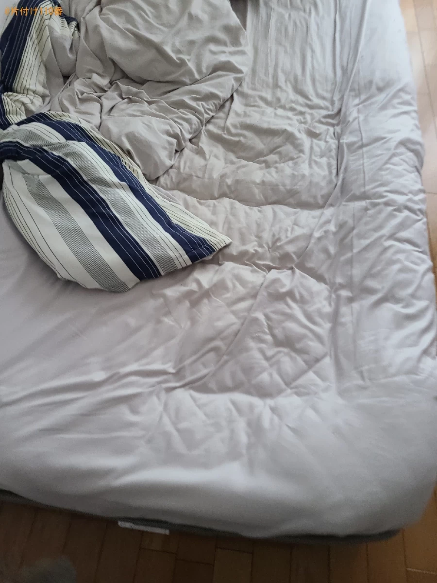 【徳島市中常三島町】シングルベッドマットレス、洗濯機等の回収