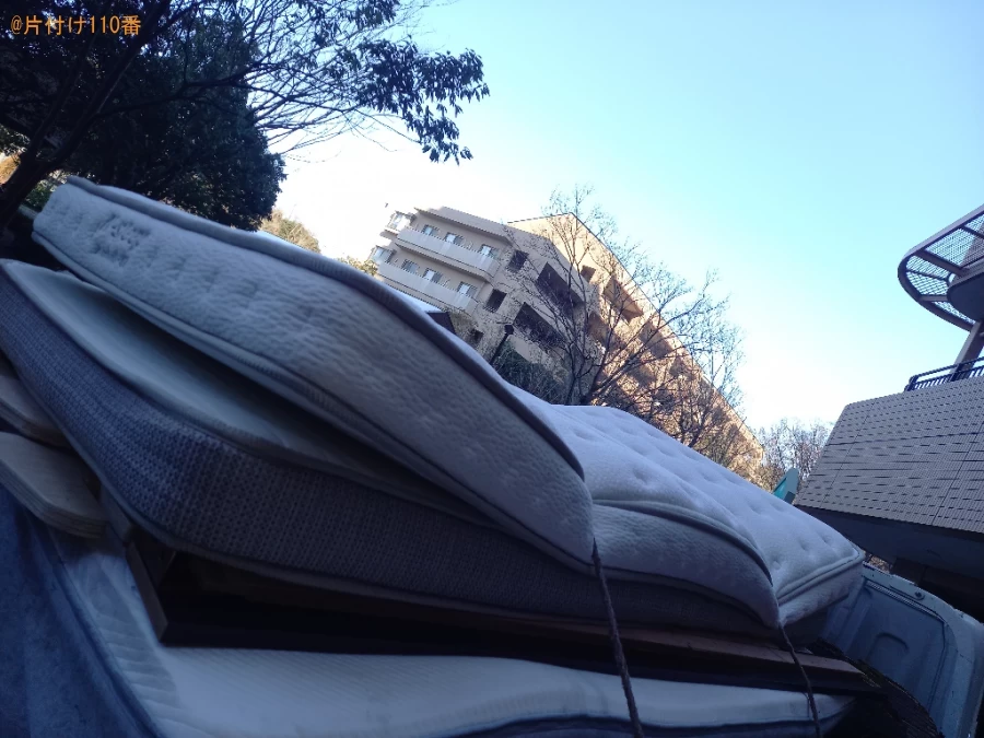 【千葉市花見川区】マットレス付きシングルベッドの回収・処分ご依頼