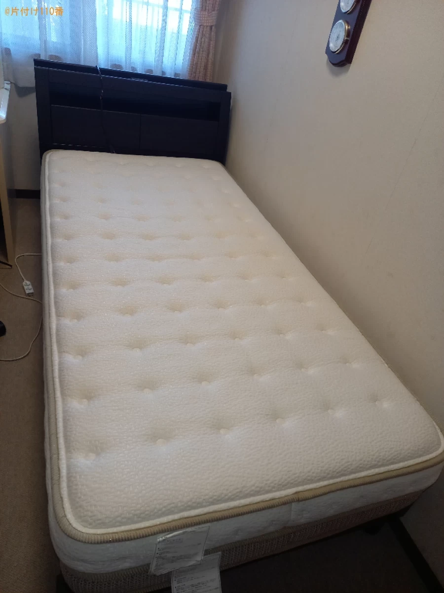 【千葉市花見川区】マットレス付きシングルベッドの回収・処分ご依頼