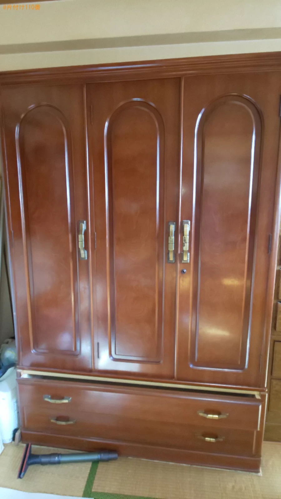 【堺市北区】婚礼タンスの回収・処分ご依頼　お客様の声