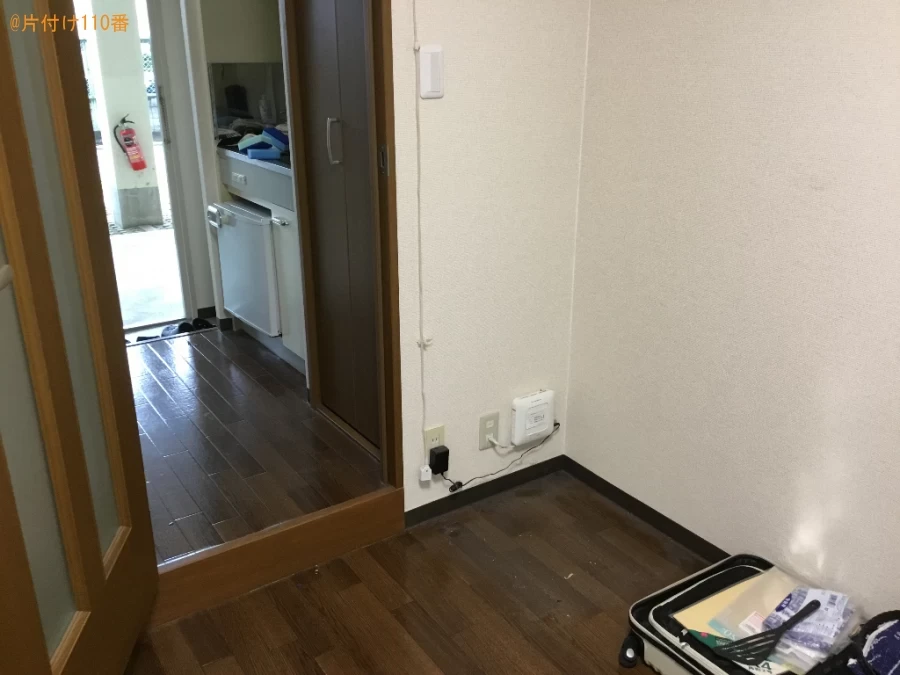 【池田市】マットレス付きシングルベッド、冷蔵庫、洗濯機等の回収