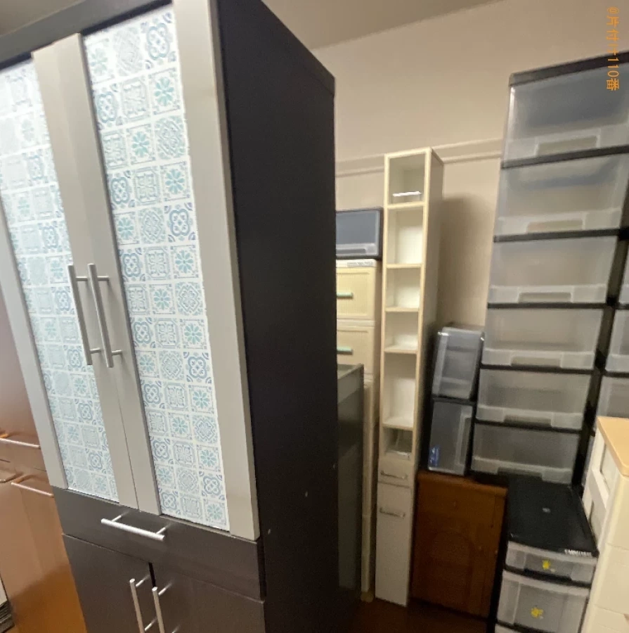 【青森市】4人用ダイニングテーブル、学習机、ラック、椅子等の回収