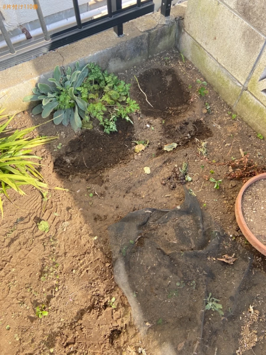 【所沢市】庭石の回収・処分ご依頼 お客様の声