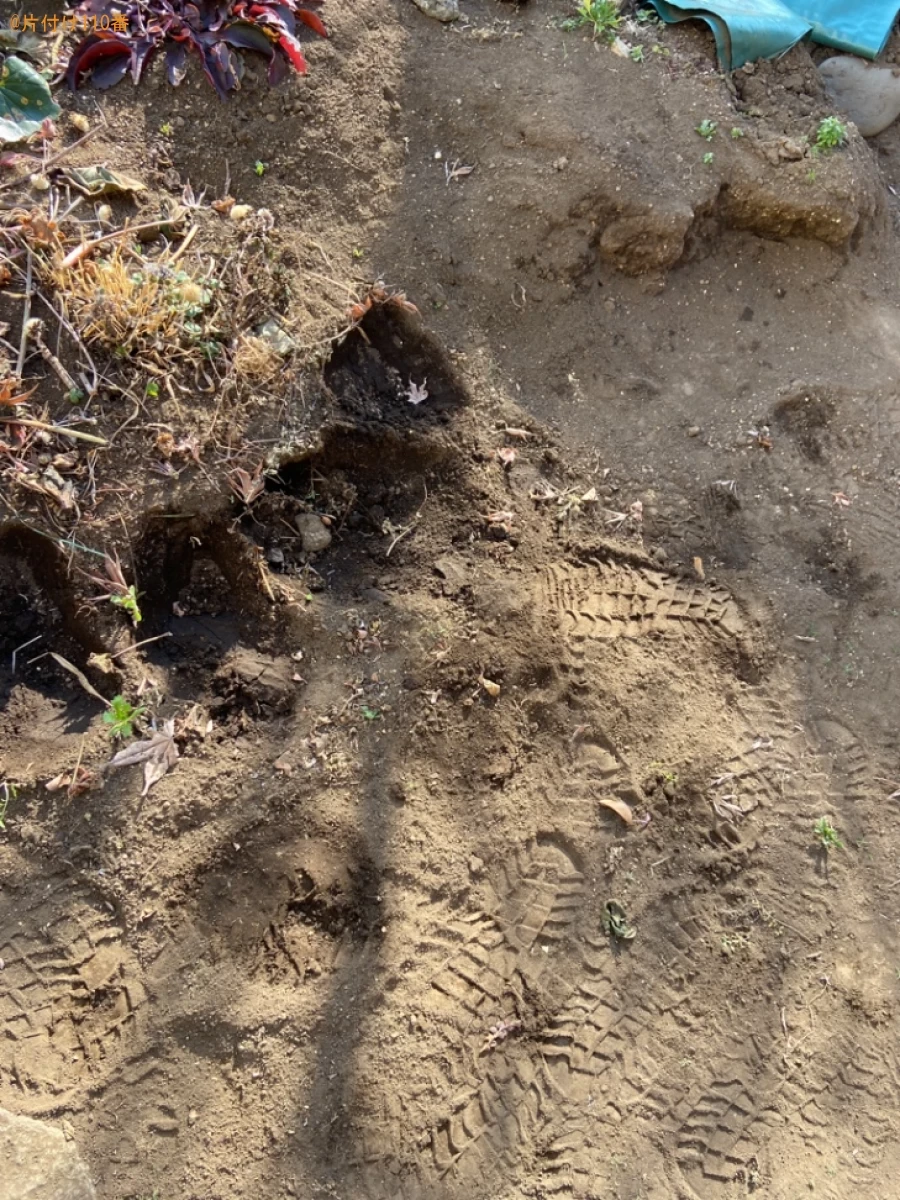 【所沢市】庭石の回収・処分ご依頼 お客様の声