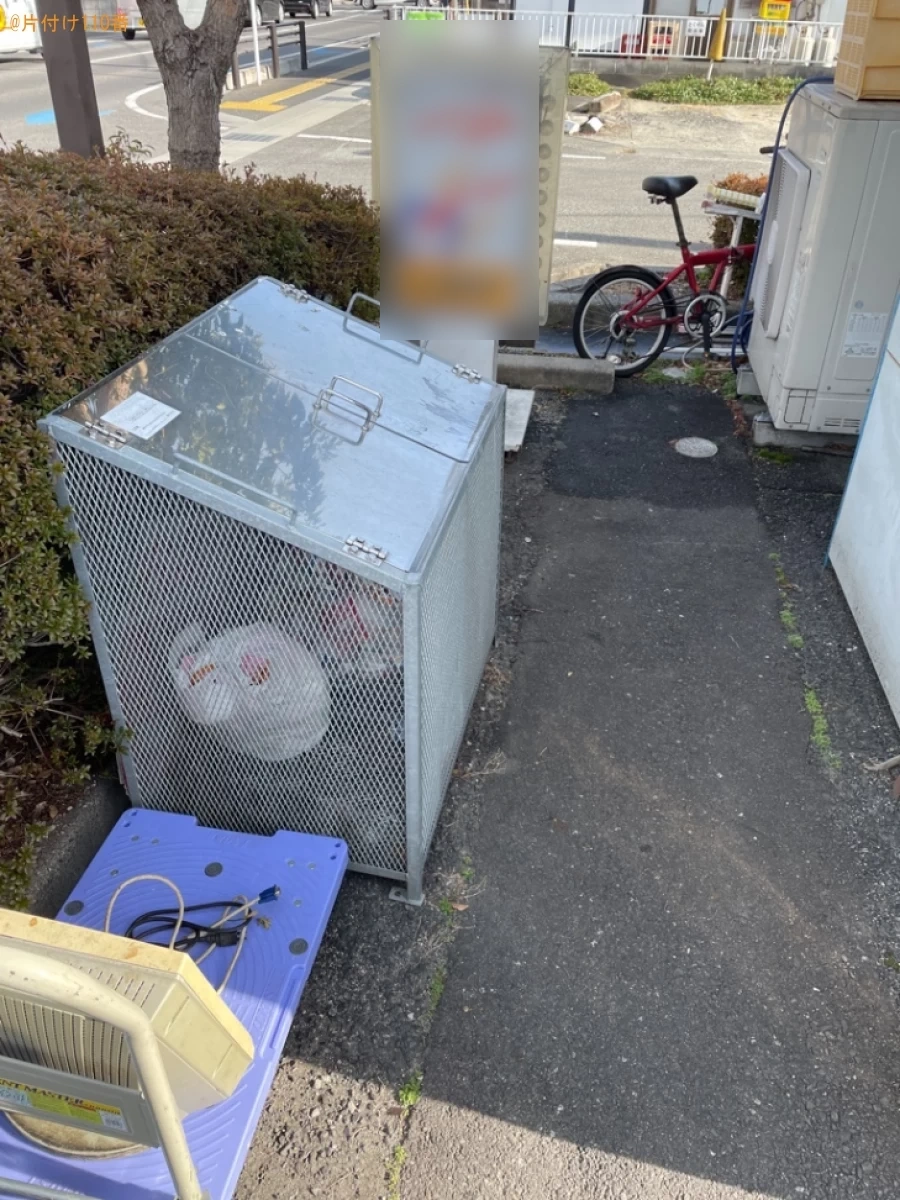 【守山市】電子レンジ、照明器具、炊飯器、ラック、かご等の回収