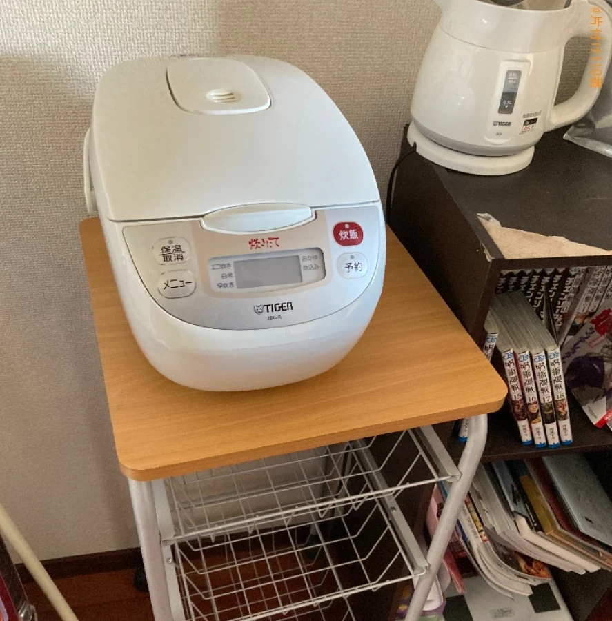 【大分市】カラーボックス、折り畳みベッド、炊飯器、ラック等の回収