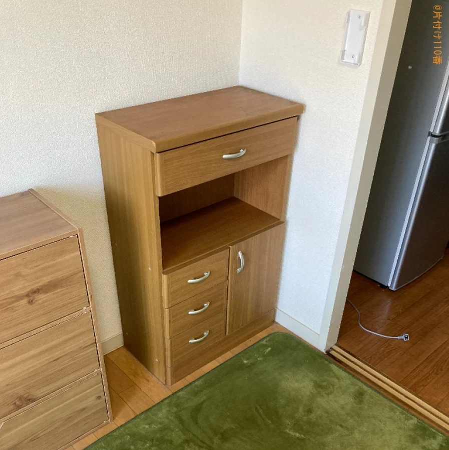 【大分市】カーペット、冷蔵庫、洗濯機、ローテーブル、戸棚等の回収