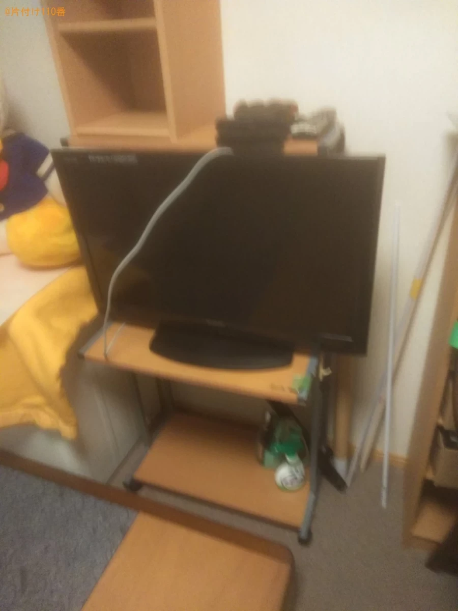 【伊予市】マットレス付きセミダブルベッド、テレビ、洗濯機等の回収