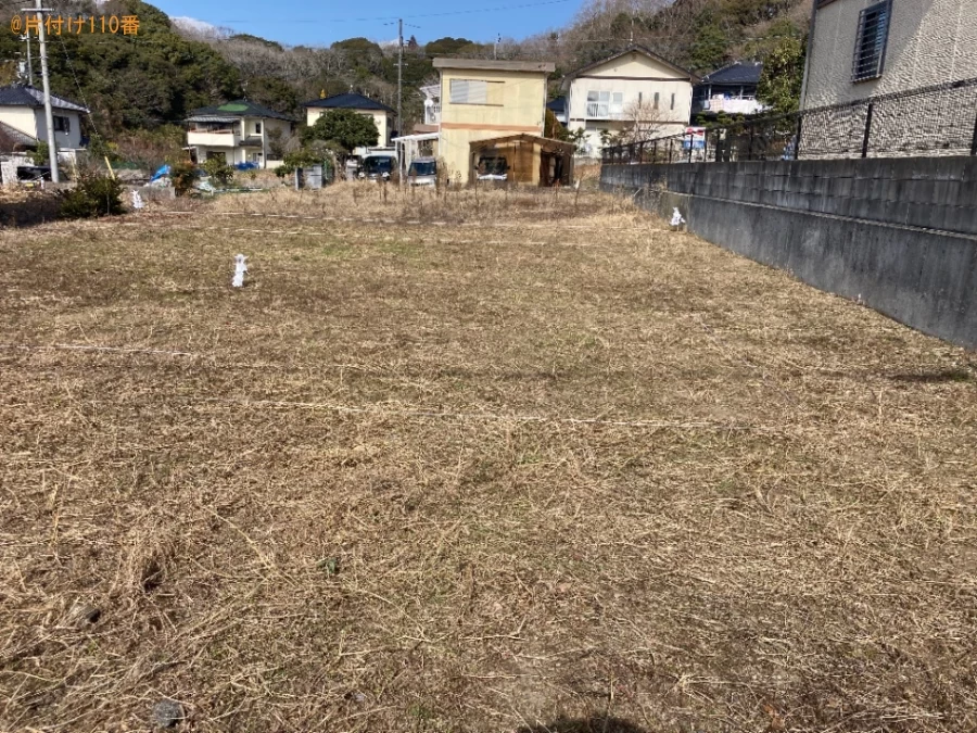 【宇部市】刈った草の回収・処分ご依頼 お客様の声