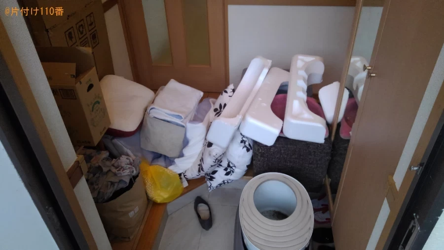 【名護市】オットマン、ペットのトイレ、衣類、段ボール等の回収