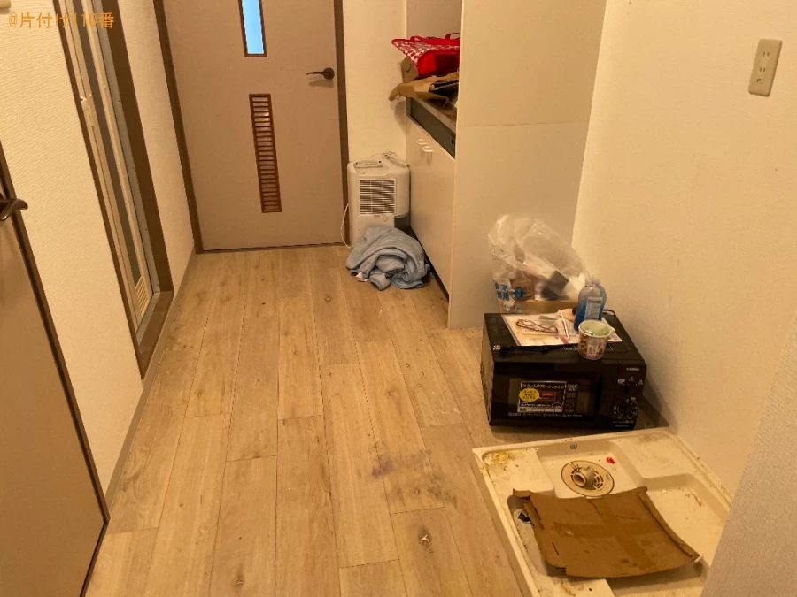 【草津市】マットレス付きシングルベッド、冷蔵庫、洗濯機等の回収