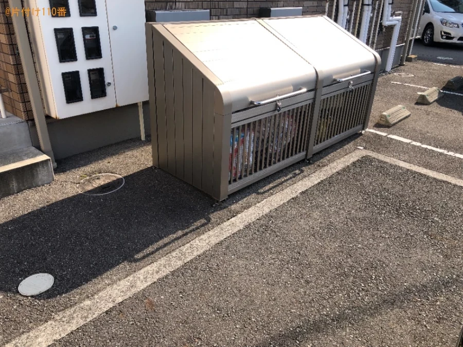 【山口市】シングルベッド、冷蔵庫、洗濯機、本棚、こたつ等の回収