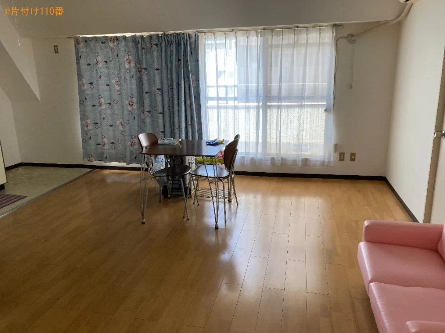 【大分市城崎町】冷蔵庫、洗濯機、ラック、タンス、本棚等の回収