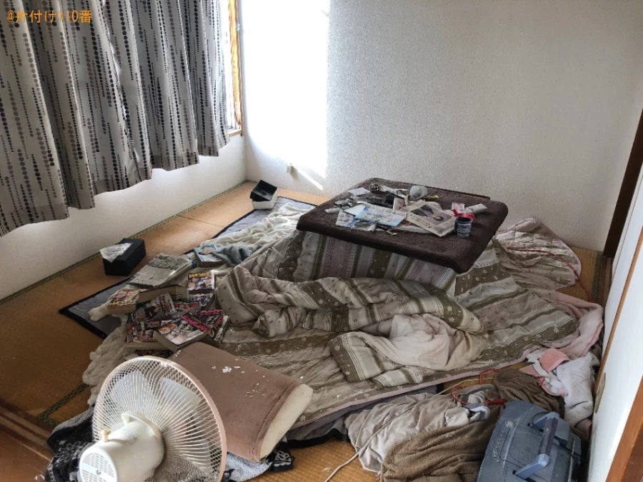 【宇部市】空き家にある荷物全ての回収・処分とハウスクリーニング